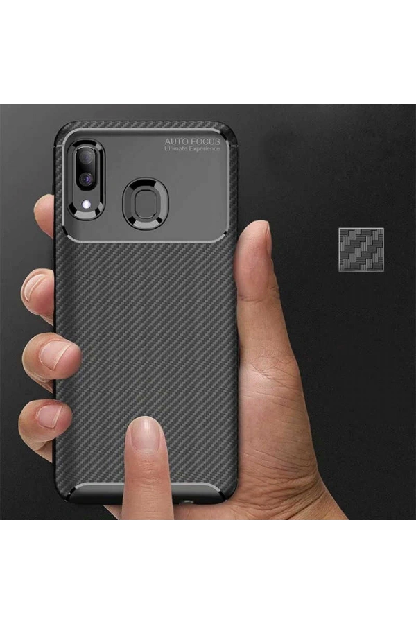 Galaxy A20 Kılıf Zore Negro Silikon Kapak