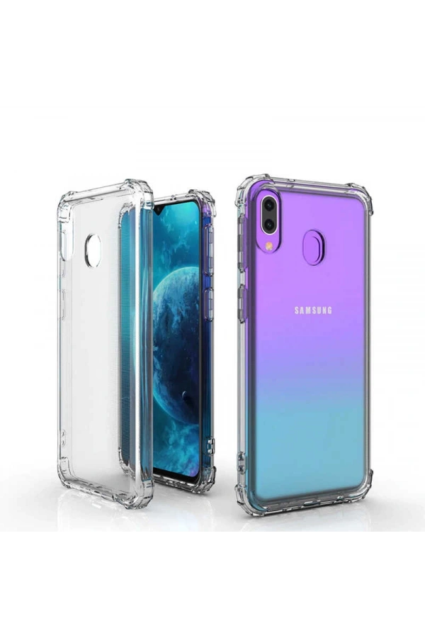 Galaxy A20 Kılıf Zore Nitro Anti Shock Silikon