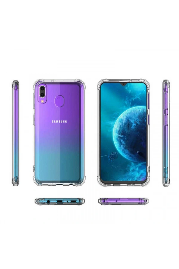 Galaxy A20 Kılıf Zore Nitro Anti Shock Silikon