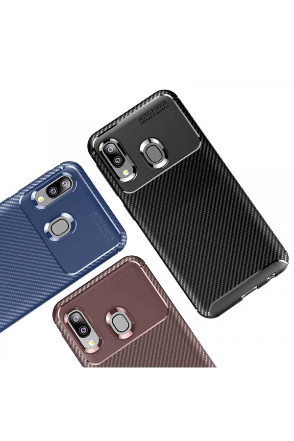 Galaxy A20E Kılıf Zore Negro Silikon Kapak