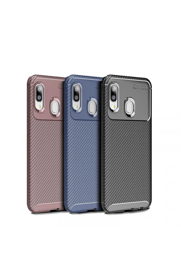 Galaxy A20E Kılıf Zore Negro Silikon Kapak