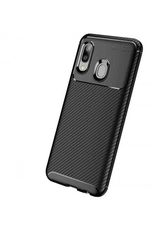 Galaxy A20E Kılıf Zore Negro Silikon Kapak