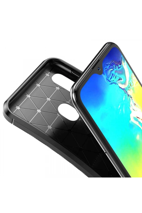 Galaxy A20E Kılıf Zore Negro Silikon Kapak