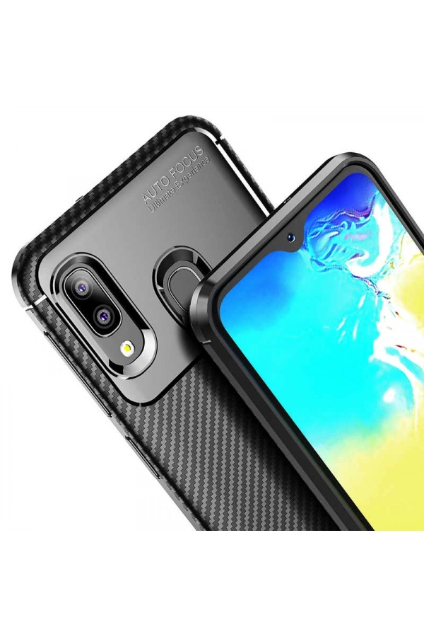 Galaxy A20E Kılıf Zore Negro Silikon Kapak