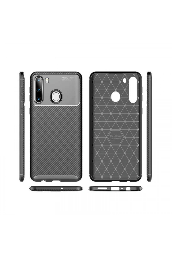 Galaxy A21 Kılıf Zore Negro Silikon Kapak