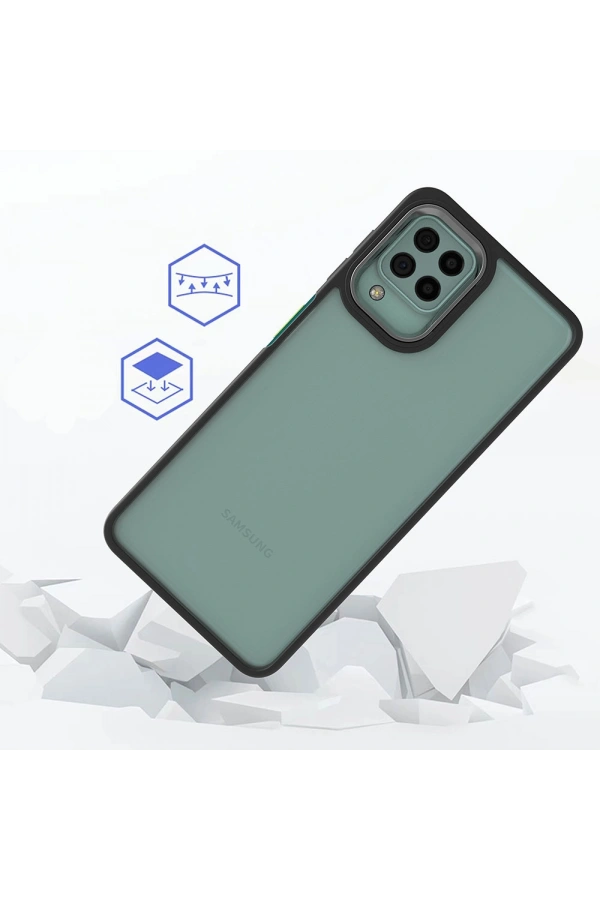 Galaxy A22 4G Kılıf Zore Flora Kapak