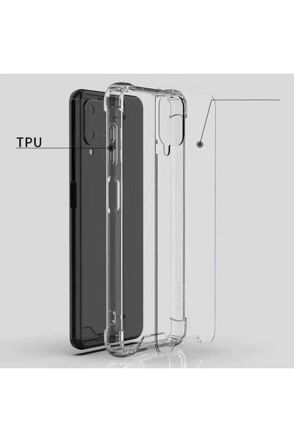 Galaxy A22 4G Kılıf Zore Nitro Anti Shock Silikon