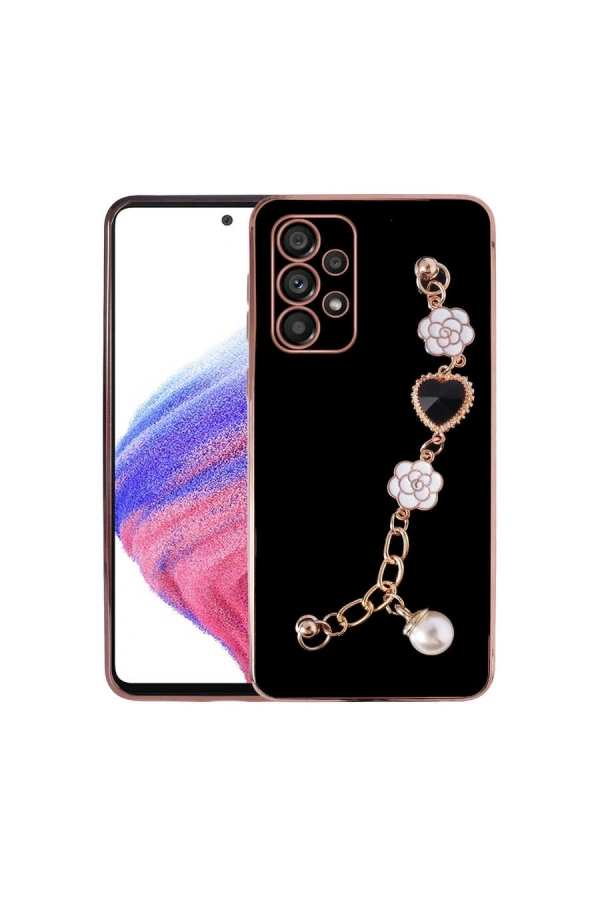 Galaxy A23 Kılıf El Tutamaçlı Kamera Korumalı Zore Taka Silikon Kapak