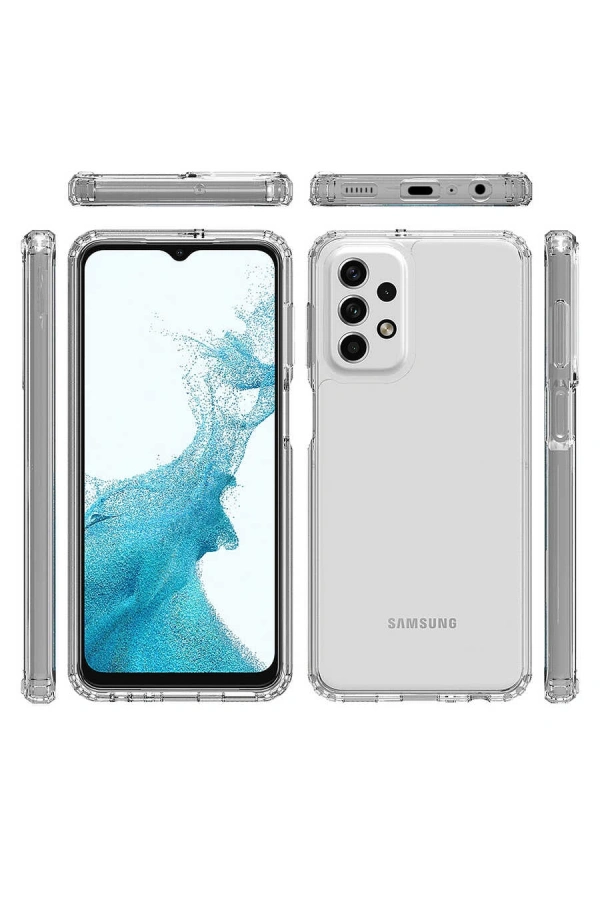 Galaxy A23 Kılıf Zore 2mm Anti Shock Silikon