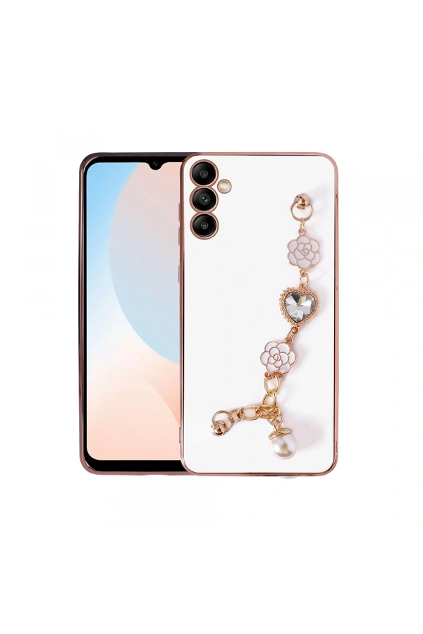 Galaxy A24 Kılıf El Tutamaçlı Kamera Korumalı Zore Taka Silikon Kapak