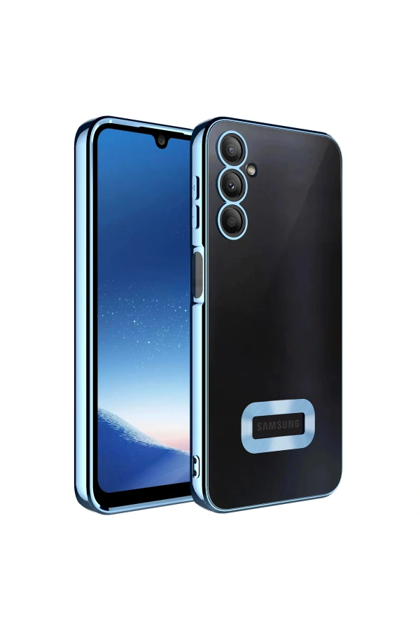 Galaxy A24 Kılıf Kamera Korumalı Logo Gösteren Zore Omega Kapak