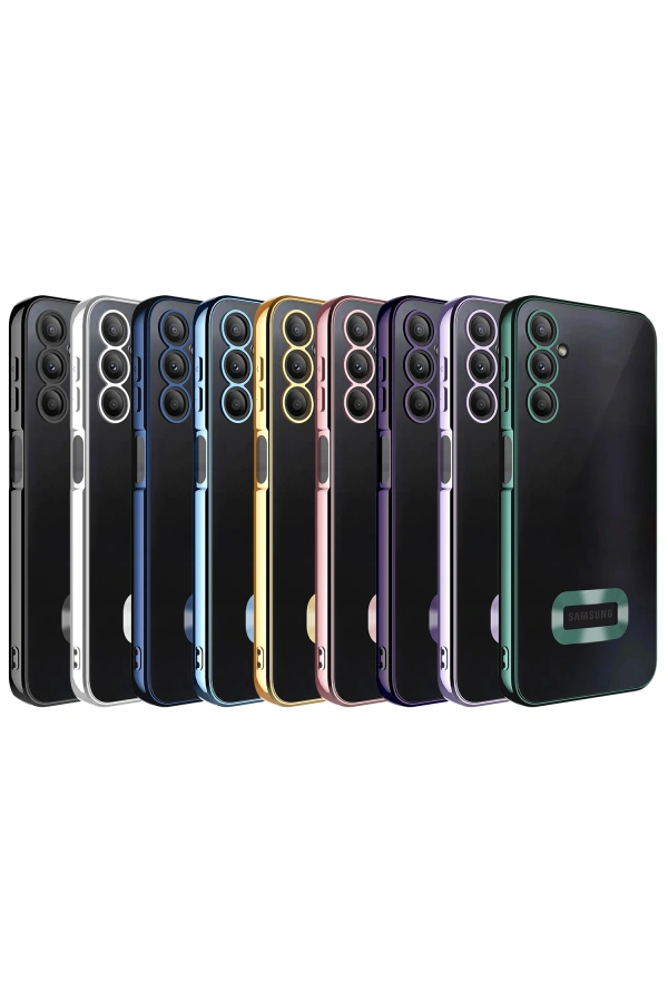 Galaxy A24 Kılıf Kamera Korumalı Logo Gösteren Zore Omega Kapak