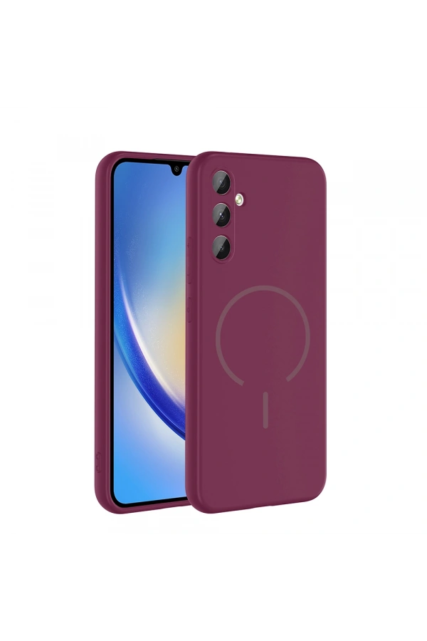 Galaxy A24 Kılıf M-safe Şarj Özellikli Zore Meta Kapak