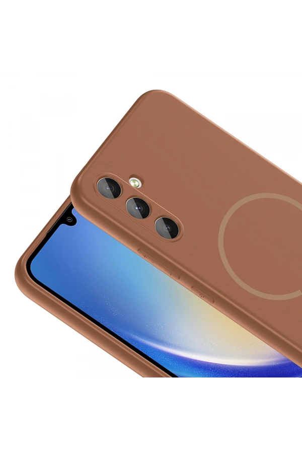 Galaxy A24 Kılıf M-safe Şarj Özellikli Zore Meta Kapak