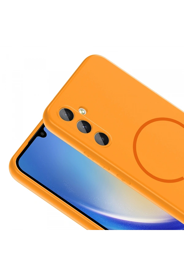 Galaxy A24 Kılıf M-safe Şarj Özellikli Zore Meta Kapak
