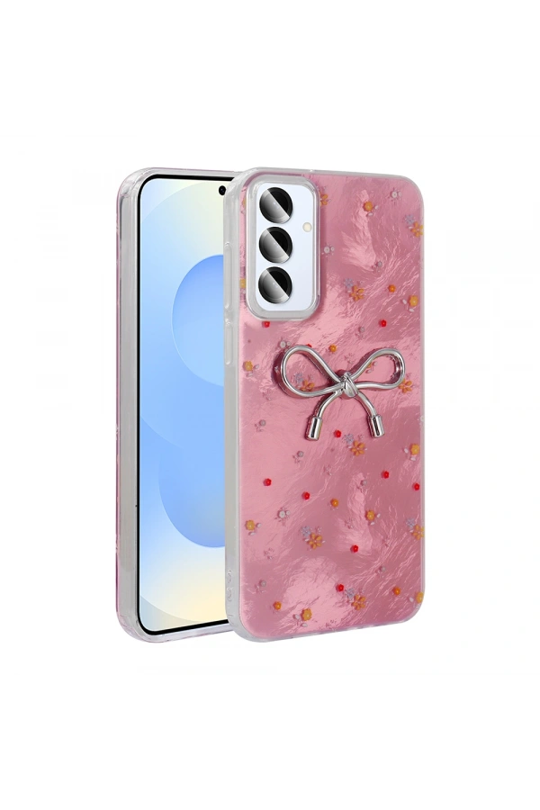 Galaxy A25 Kılıf Kamera Korumalı Figürlü Zore Ponti Silikon Kapak
