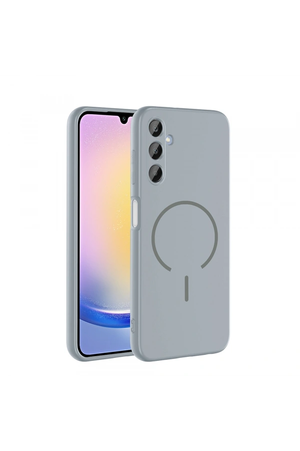 Galaxy A25 Kılıf M-safe Şarj Özellikli Zore Meta Kapak