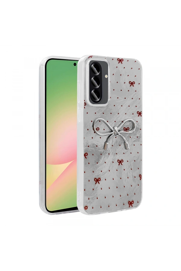 Galaxy A26 Kılıf Kamera Korumalı Figürlü Zore Ponti Silikon Kapak