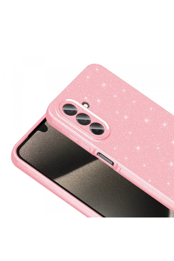 Galaxy A26 Kılıf Kamera Korumalı Simli Lüks Zore Koton Kapak