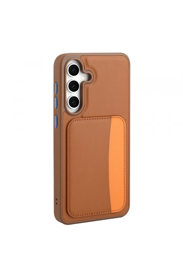 Galaxy A26 Kılıf Kartlıklı Zore X-Kart Silikon Kapak