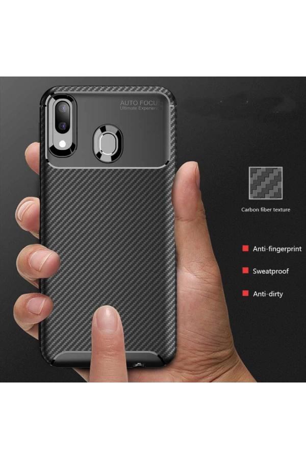 Galaxy A30 Kılıf Zore Negro Silikon Kapak