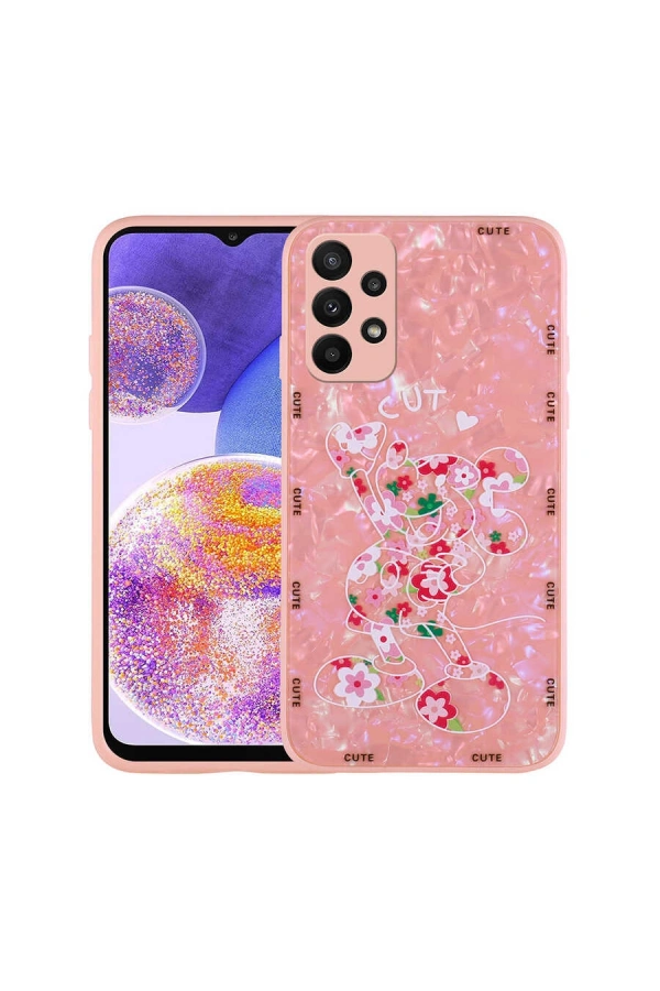 Galaxy A33 5G Kılıf Desenli Sert Silikon Zore Mumila Kapak