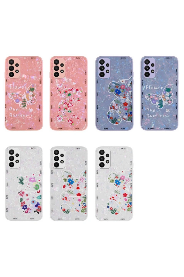 Galaxy A33 5G Kılıf Desenli Sert Silikon Zore Mumila Kapak