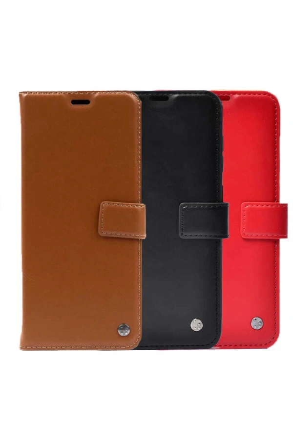 Galaxy A33 5G Kılıf Zore Kar Deluxe Kapaklı Kılıf