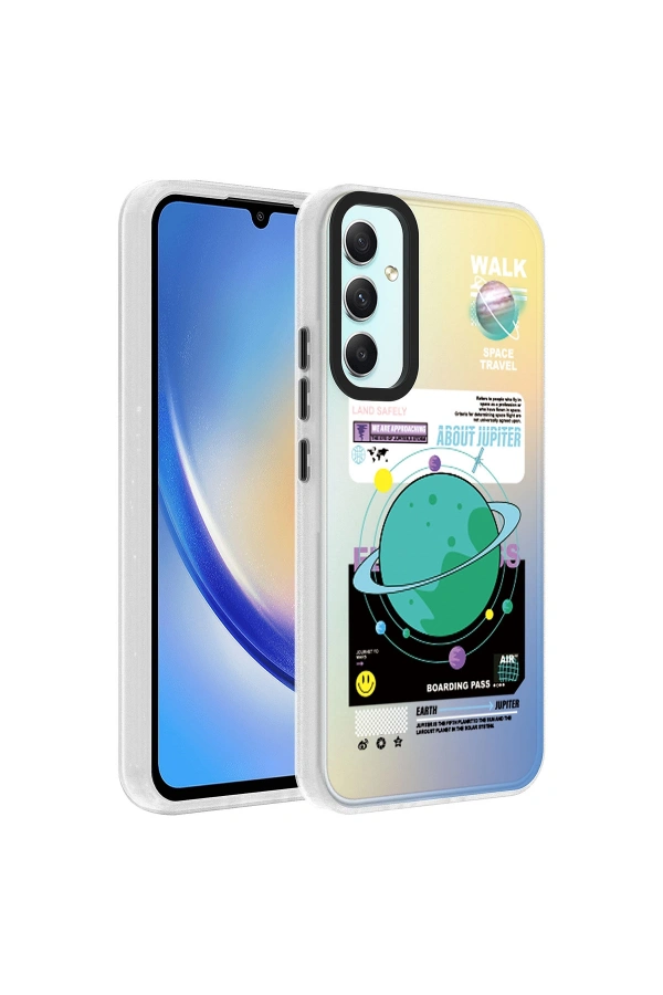 Galaxy A34 Kılıf Desenli Zore Dragon Sert Kapak