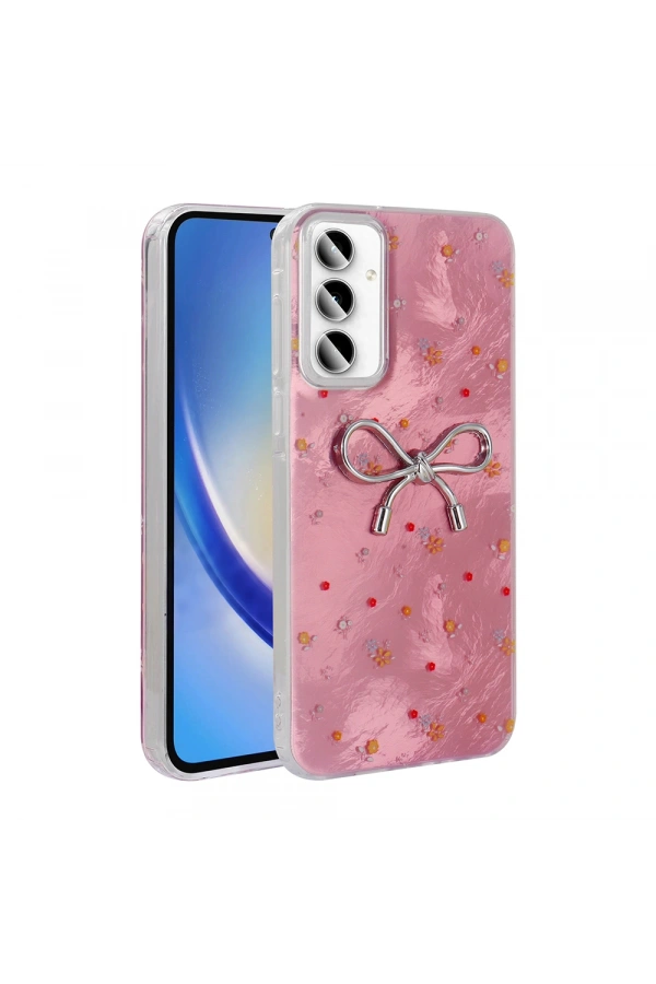 Galaxy A35 Kılıf Kamera Korumalı Figürlü Zore Ponti Silikon Kapak