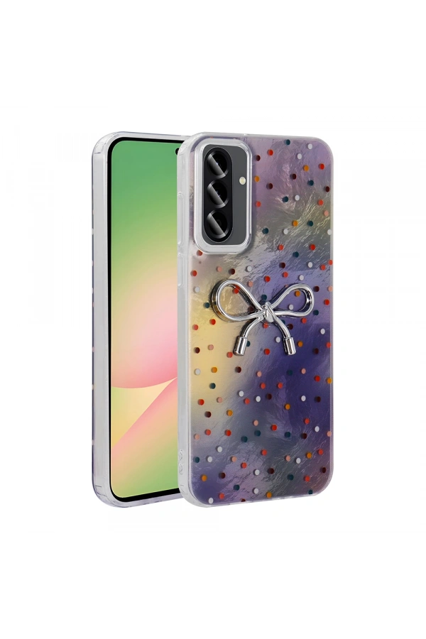 Galaxy A36 Kılıf Kamera Korumalı Figürlü Zore Ponti Silikon Kapak