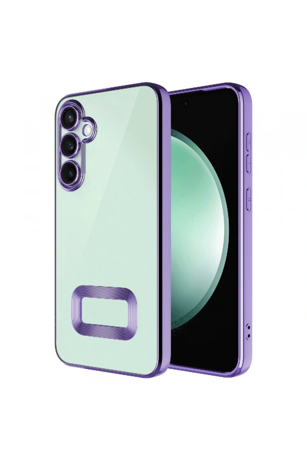 Galaxy A36 Kılıf Kamera Korumalı Logo Gösteren Zore Omega Kapak