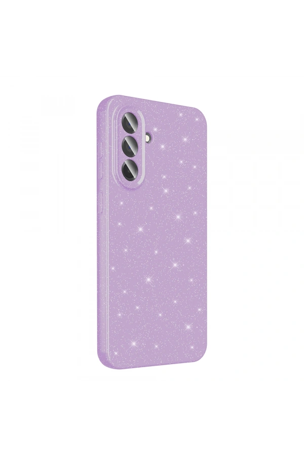 Galaxy A36 Kılıf Kamera Korumalı Simli Lüks Zore Koton Kapak