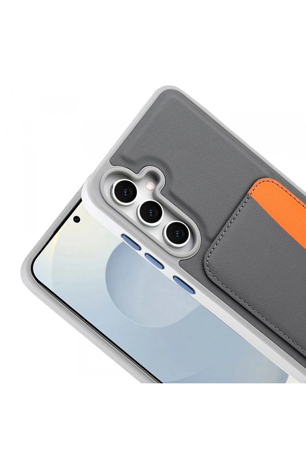Galaxy A36 Kılıf Kartlıklı Zore X-Kart Silikon Kapak