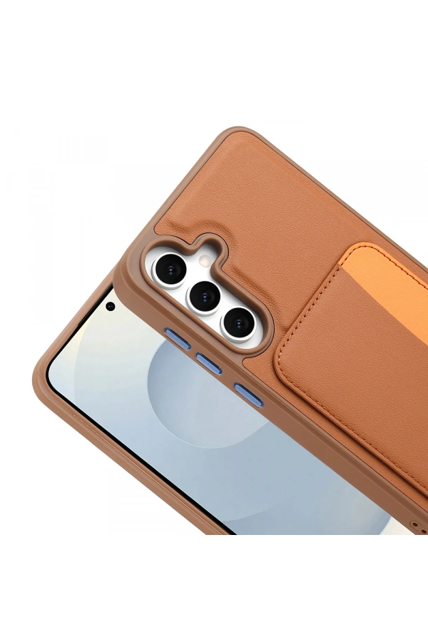 Galaxy A36 Kılıf Kartlıklı Zore X-Kart Silikon Kapak