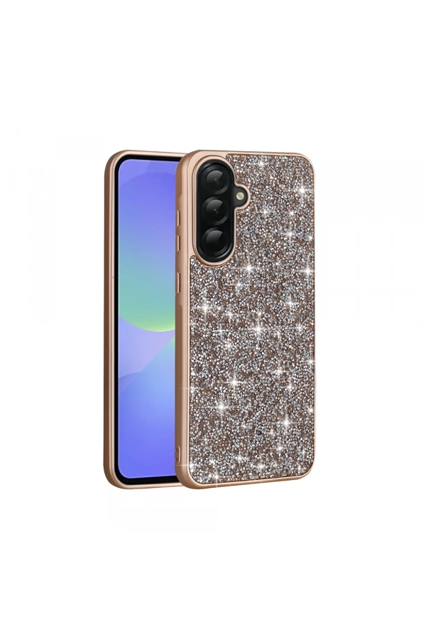 Galaxy A36 Kılıf Parlak Taşlı Tasarım Zore Pırlanta Kapak