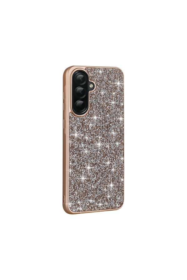 Galaxy A36 Kılıf Parlak Taşlı Tasarım Zore Pırlanta Kapak