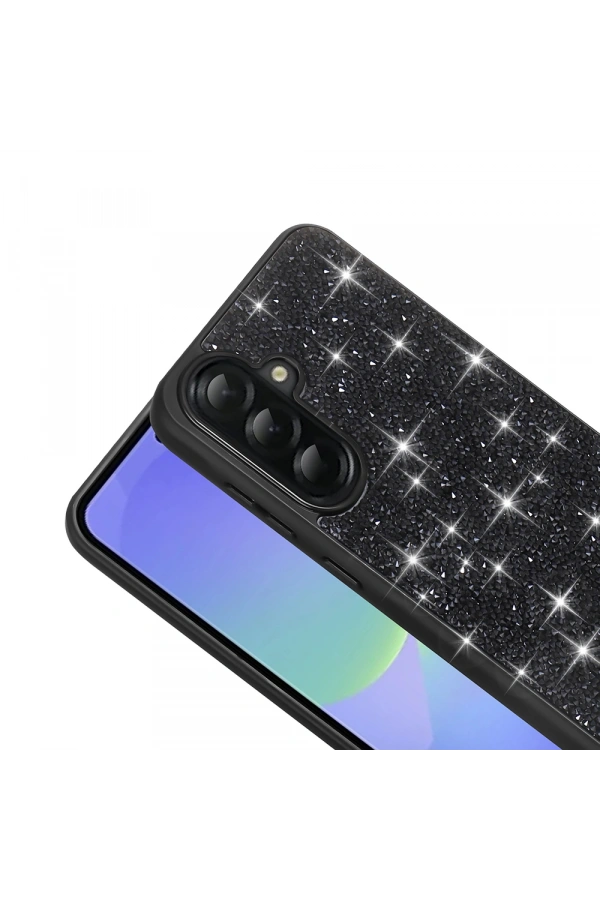 Galaxy A36 Kılıf Parlak Taşlı Tasarım Zore Pırlanta Kapak
