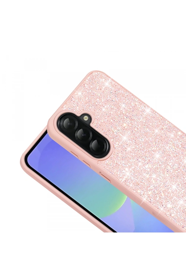 Galaxy A36 Kılıf Parlak Taşlı Tasarım Zore Pırlanta Kapak