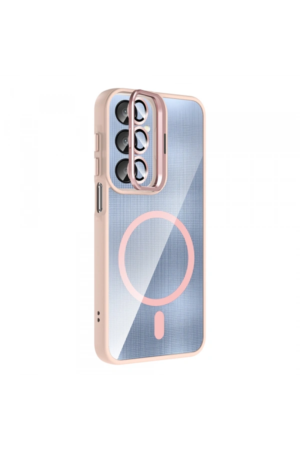 Galaxy A36 Kılıf Standlı ve Kamera Lens Hediyeli Zore Etro Kapak