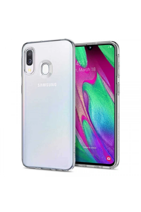 Galaxy A40 Kılıf Zore Süper Silikon Kapak
