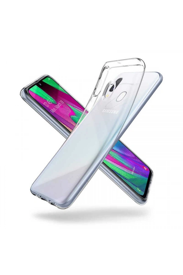 Galaxy A40 Kılıf Zore Süper Silikon Kapak
