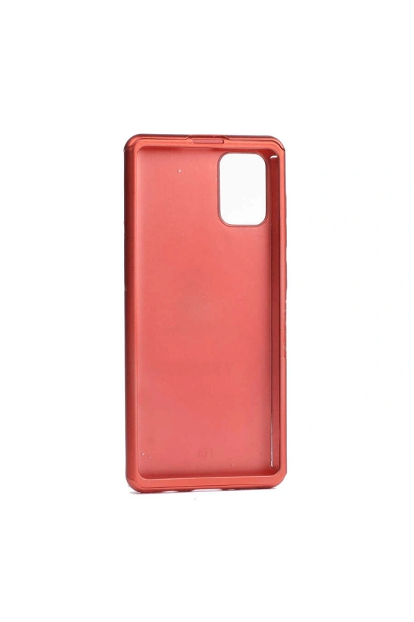 Galaxy A51 Kılıf Zore 360 3 Parçalı Rubber Kapak