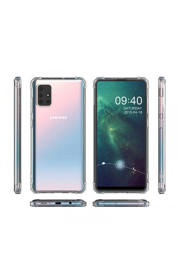 Galaxy A51 Kılıf Zore Nitro Anti Shock Silikon