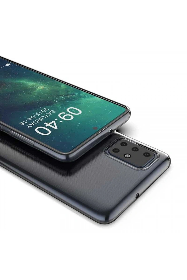 Galaxy A51 Kılıf Zore Süper Silikon Kapak