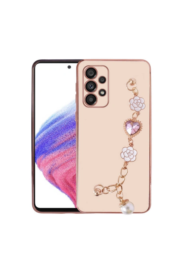 Galaxy A52 Kılıf El Tutamaçlı Kamera Korumalı Zore Taka Silikon Kapak