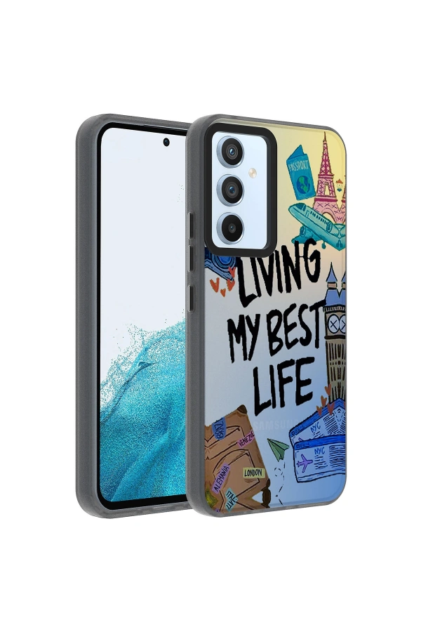 Galaxy A54 Kılıf Desenli Zore Dragon Sert Kapak