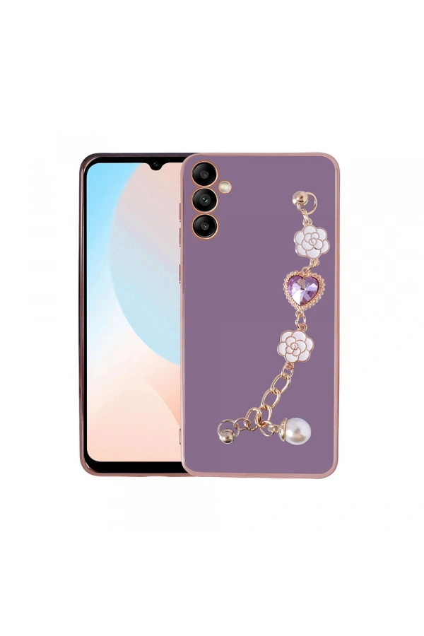 Galaxy A54 Kılıf El Tutamaçlı Kamera Korumalı Zore Taka Silikon Kapak