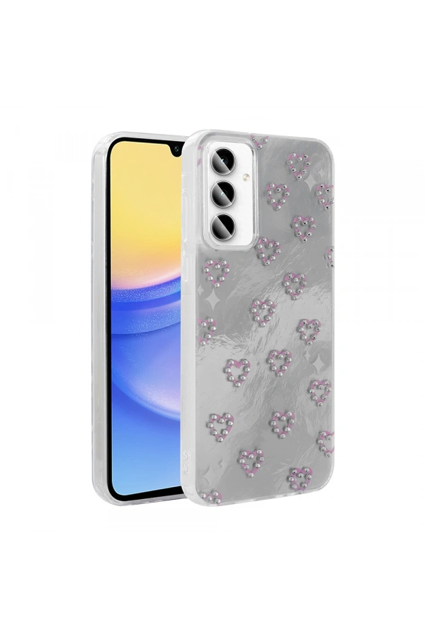 Galaxy A55 Kılıf Kamera Korumalı Figürlü Zore Ponti Silikon Kapak