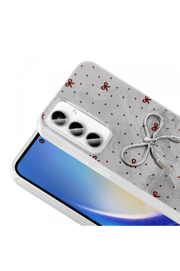 Galaxy A55 Kılıf Kamera Korumalı Figürlü Zore Ponti Silikon Kapak